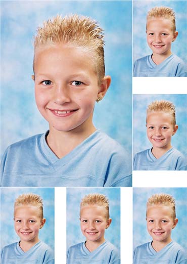 combinatievel bestaande uit 1 x 9-13 + 5 grote pasfoto's combinatievel bestaande uit 1 x 9-13 + 5 grote pasfoto's